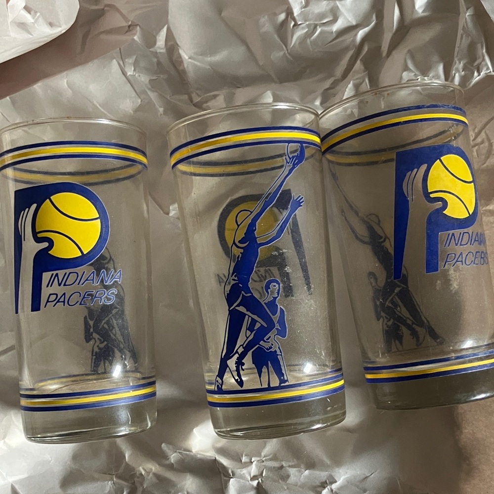 Indiana Pacers Logo collects Glass Set